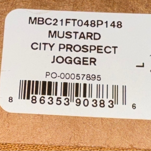 Rag & Bone New York City Prospect Jogger in Mustard - Picture 5 of 9